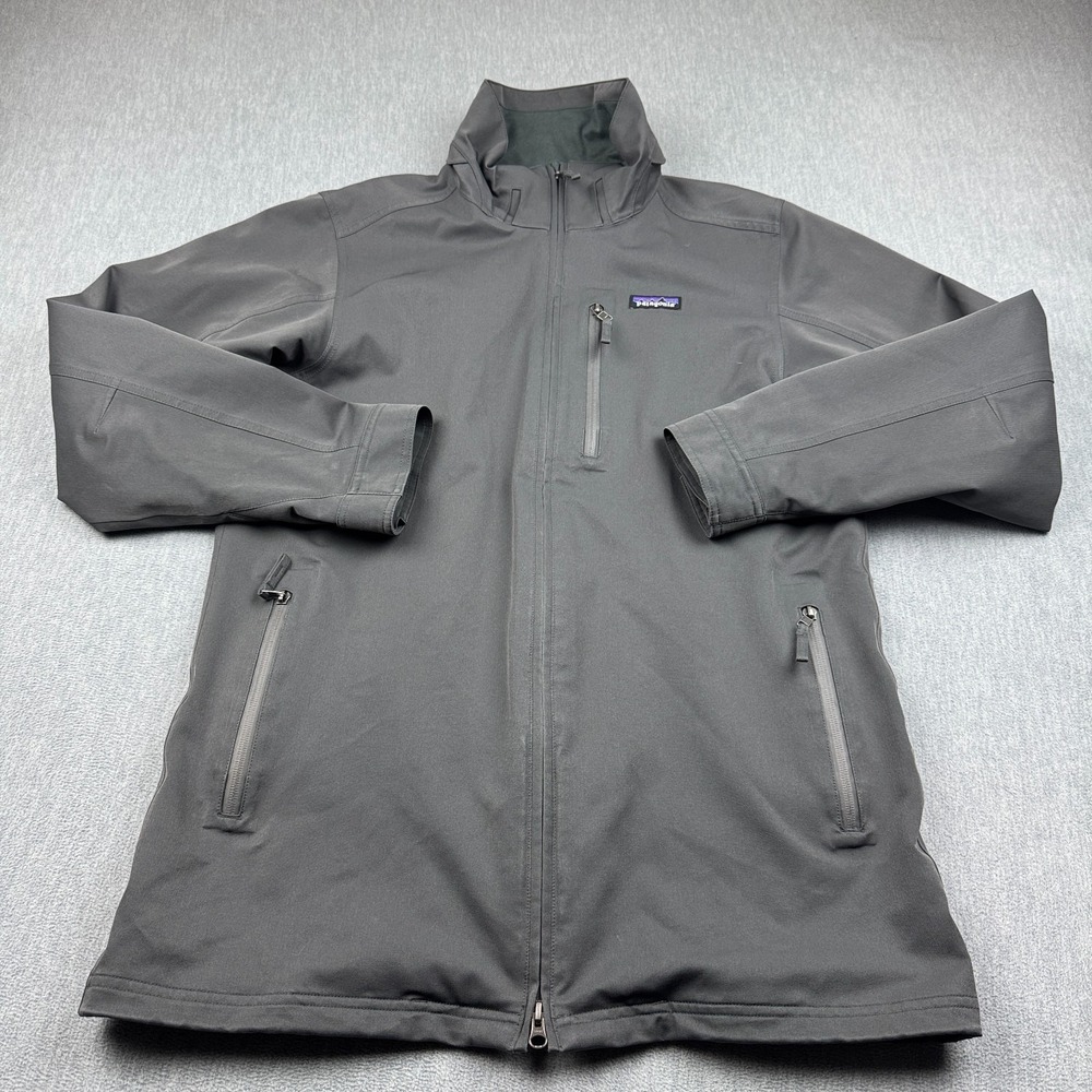 Patagonia Jacket Mens Medium Gray Tres 3 in 1 Parka H2NO Full Zip 28387 **READ**